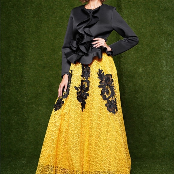 Why -Scuba Ruffle Design Jacket - Picture 4 of 4